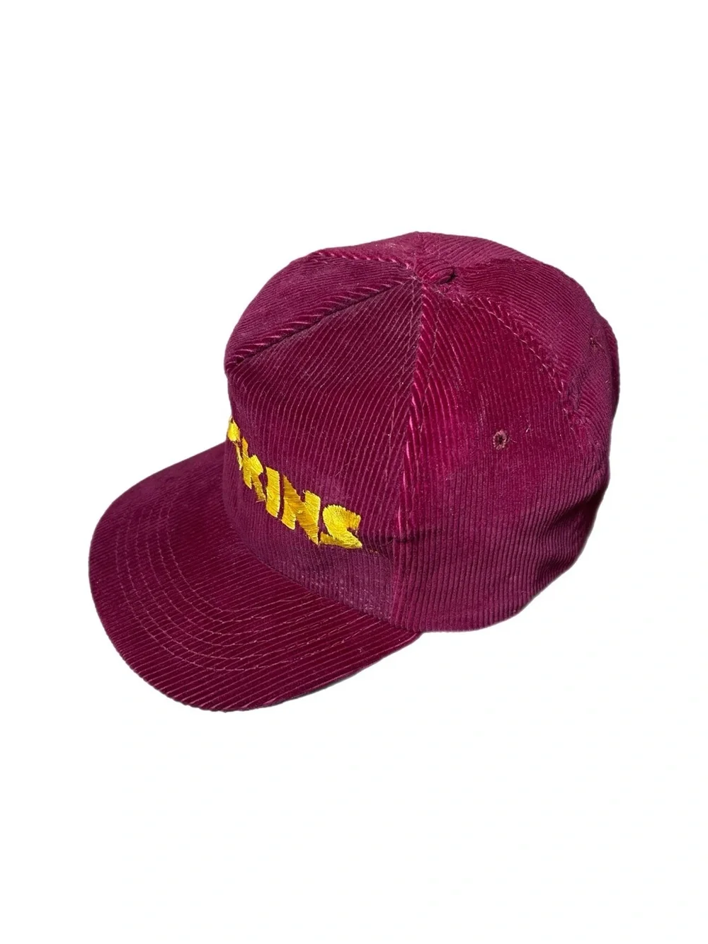 Vintage 90s NFL Redskins Embroidered Corduroy Hat
